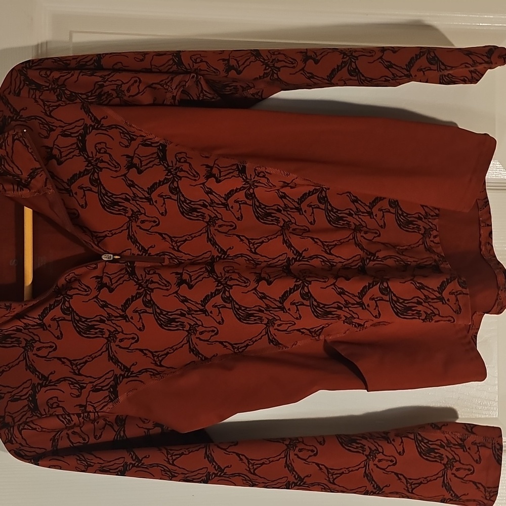 Kerrits Horse Print Riding Pullover